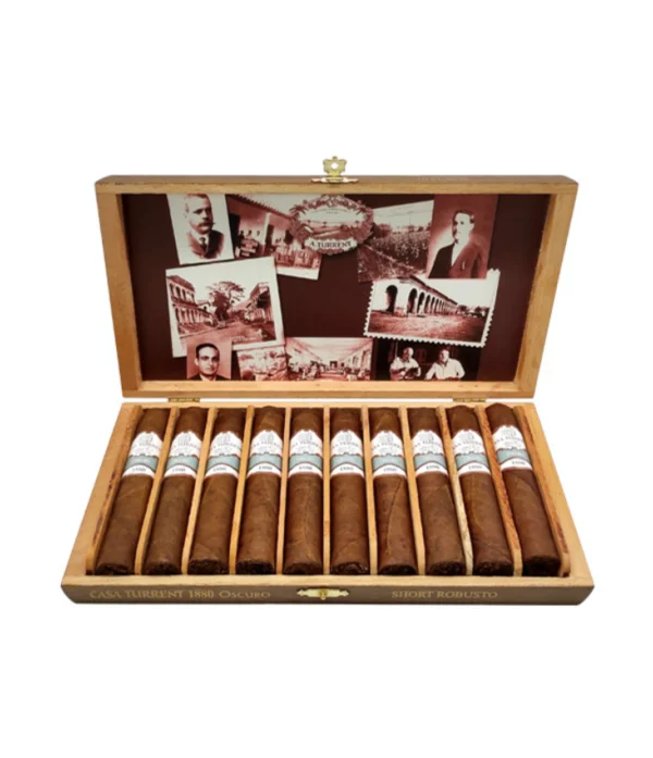 Casa Turrent 1880 Oscuro Short Robusto Cigar - Image 3