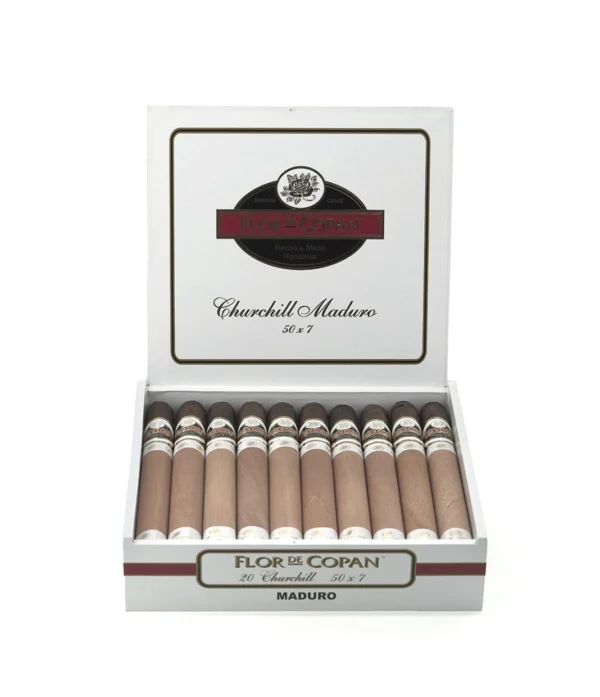 Flor De Copan Maduro Churchill Cigar - Image 3