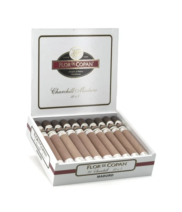 Flor De Copan Maduro Churchill Cigar - Image 4