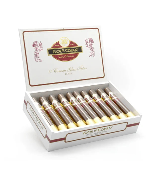 Flor De Copan Maya Collection Corona Glass Tube Cigar - Image 4