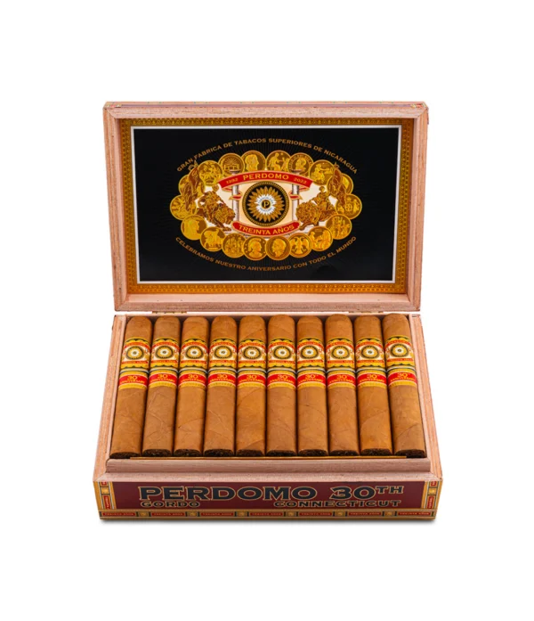 Perdomo 30th Anniversary Connecticut Box-Pressed Gordo Cigar - Image 4