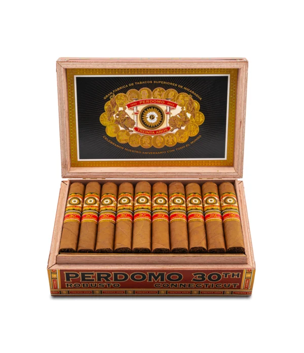 Perdomo 30th Anniversary Connecticut Box-Pressed Robusto Cigar - Image 4