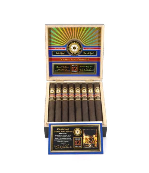 Perdomo Double Aged 12 Year Vintage Maduro Churchill Cigar - Image 4