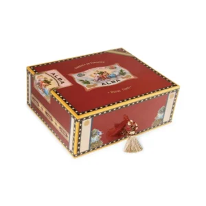 Elie Bleu Medals Red Sycamore Humidor – 75 Cigar Capacity