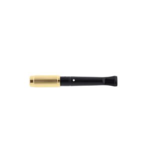 Dunhill White Spot Slim Short Goldium Lines Ejector Cigarette Holder (CH5203)