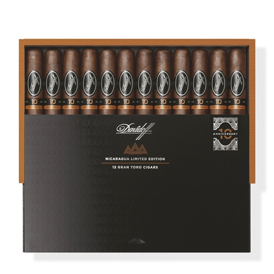 Davidoff Nicaragua 10th Anniversary Limited Edition Gran Toro Cigar – Box of 12