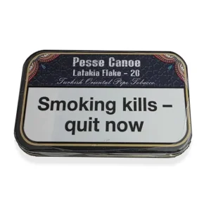 Pesse Canoe Latakia Flake 20 (Blue) Pipe Tobacco 50g – Single Tin
