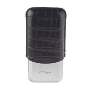 S.T. Dupont Dandy Black Cigar Case – 3 Cigars